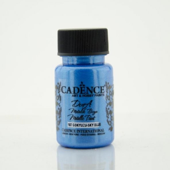 Cadence Dora Metalik Boya 187 Gökyüzü 50ML ürün görseli 1