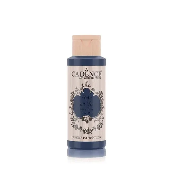 Cadence Style Mat Kumaş Boyası - 643 Lacivert 59ml ürün görseli 1