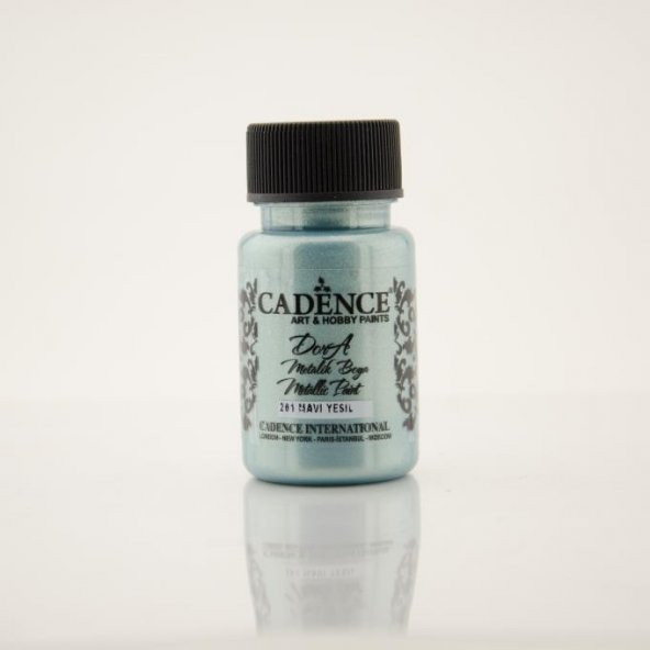 Cadence Dora Metalik Boya 201 Mavi Yeşil 50ML ürün görseli 1