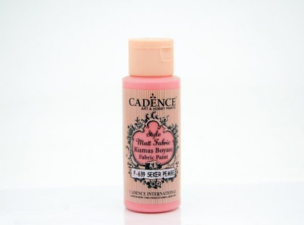 Cadence Style Mat Kumaş Boyası - 639 Şeker Pembe 59ml ürün görseli 1