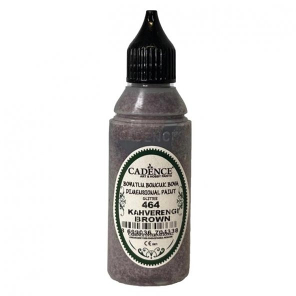 Cadence Simli Boncuk Boya 464 Kahverengi 50ml ürün görseli 1