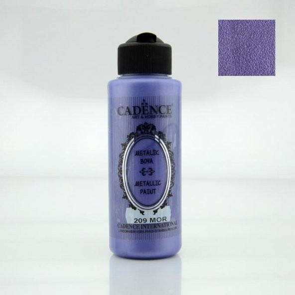 Cadence Metalik Boya - 209 Mor 120ML ürün görseli 1