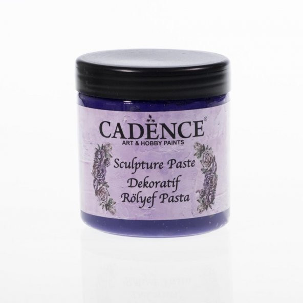 Cadence Sculpture Rölyef Pasta 6831 Mor 250ml ürün görseli 1