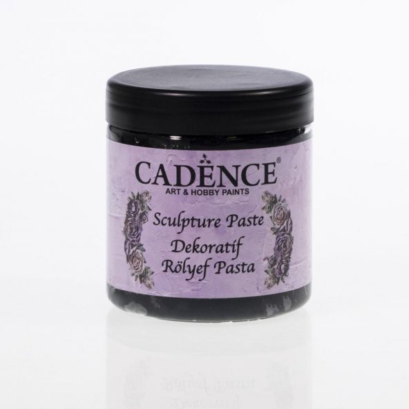 Cadence Sculpture Rölyef Pasta 6886 Siyah 250ml ürün görseli 1