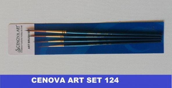 Cenova Art Dal Liner 4 lü Fırça Set 124 ürün görseli 1