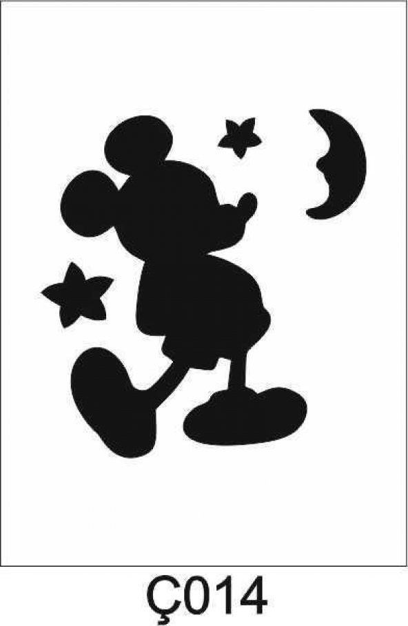 Çocuk Desen Stencil Şablon (25x25) Ç-014 ürün görseli 1