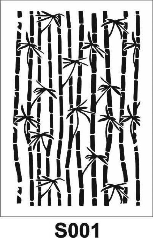 Diğer Karışık Desenler Stencil Şablon (25x35) S-001 ürün görseli 1