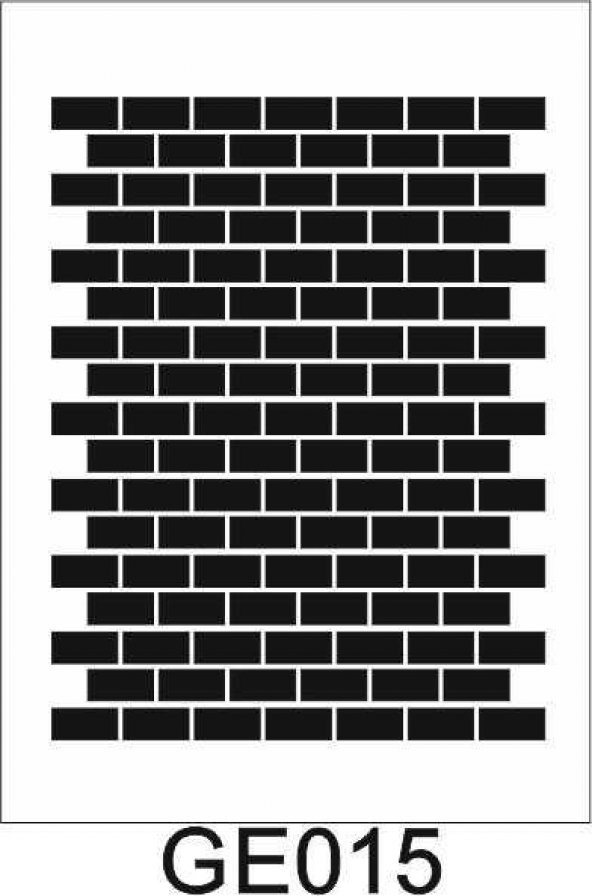 Geometrik Desenler Stencil Şablon (35x50) GE-015 ürün görseli 1