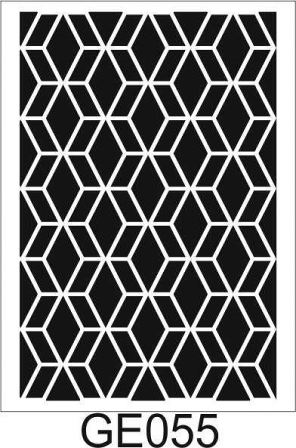 Geometrik Desenler Stencil Şablon (25x35) GE-055 ürün görseli 1