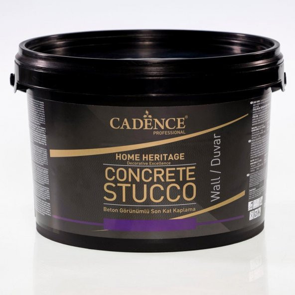 Cadence Concrete Stucco Gri İnce Son Kat Beton Kaplama 3KG ürün görseli 1