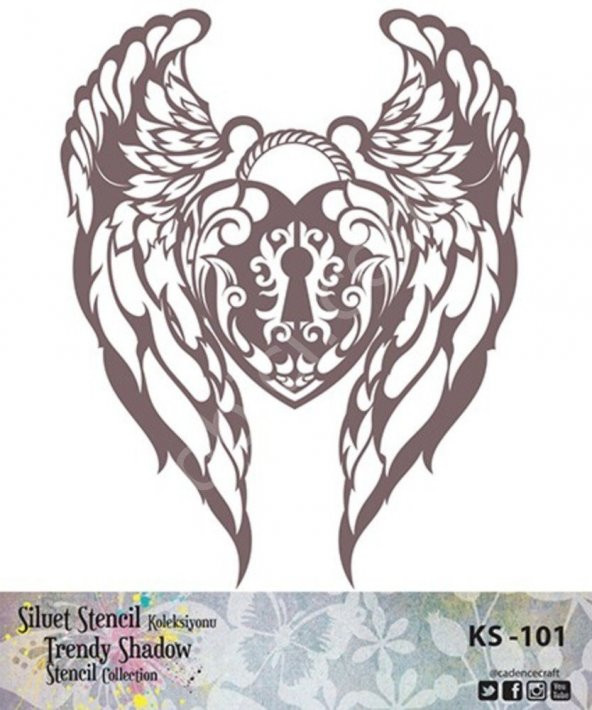 Cadence KS101 Silüet Stencil - Resim 2