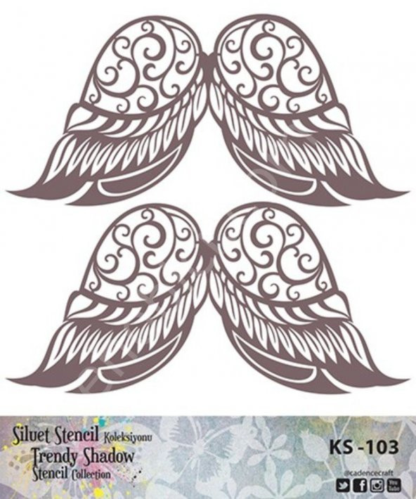 Cadence KS103 Silüet Stencil - Resim 2