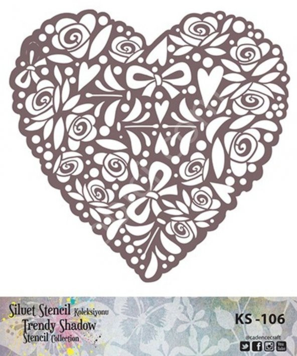 Cadence KS106 Silüet Stencil ürün görseli 1