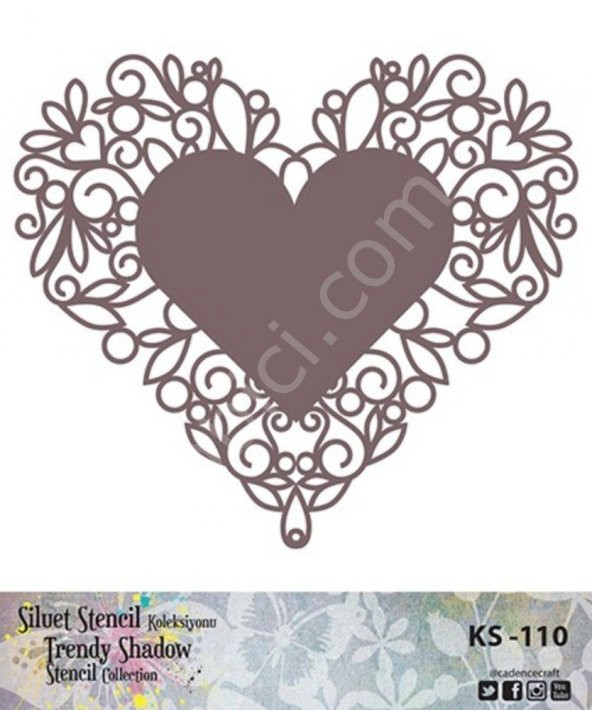 Cadence KS110 Silüet Stencil - Resim 2