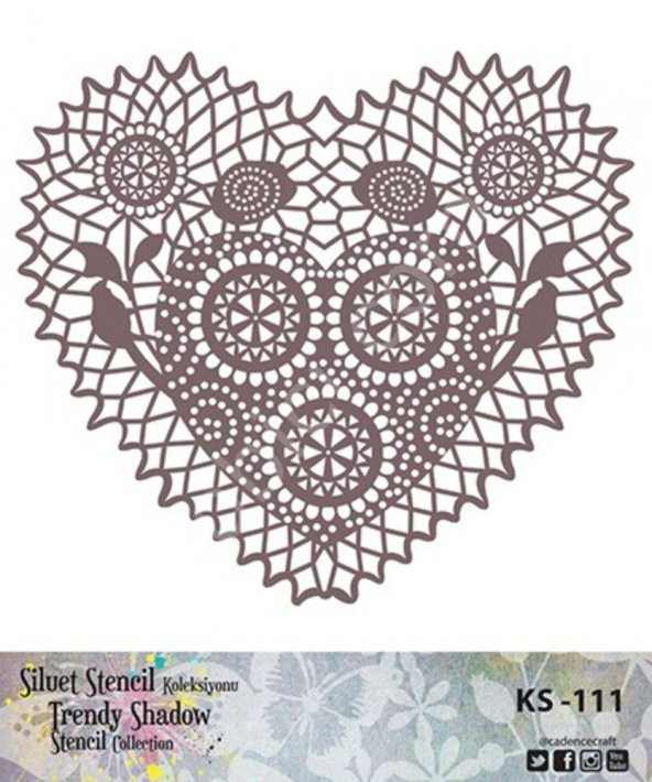 Cadence KS111 Silüet Stencil - Resim 2