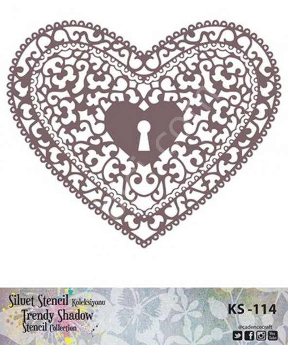 Cadence KS114 Silüet Stencil ürün görseli 1