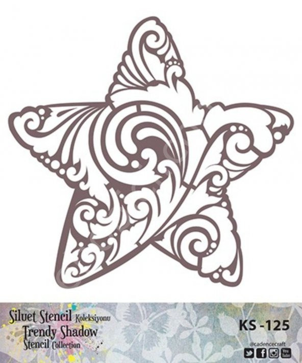 Cadence KS125 Silüet Stencil - Resim 2