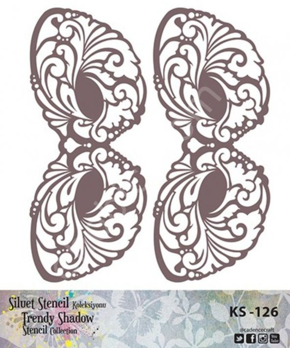 Cadence KS126 Silüet Stencil ürün görseli 1