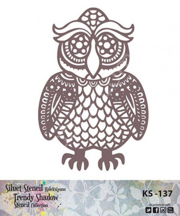 Cadence KS137 Silüet Stencil ürün görseli 1