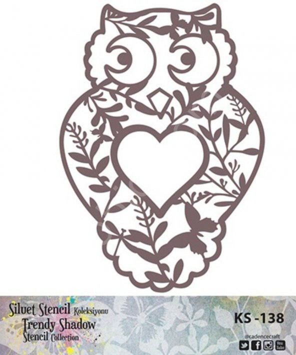 Cadence KS138 Silüet Stencil - Resim 2