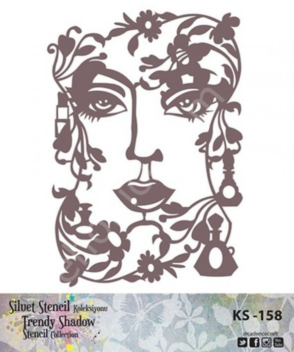 Cadence KS158 Silüet Stencil ürün görseli 1