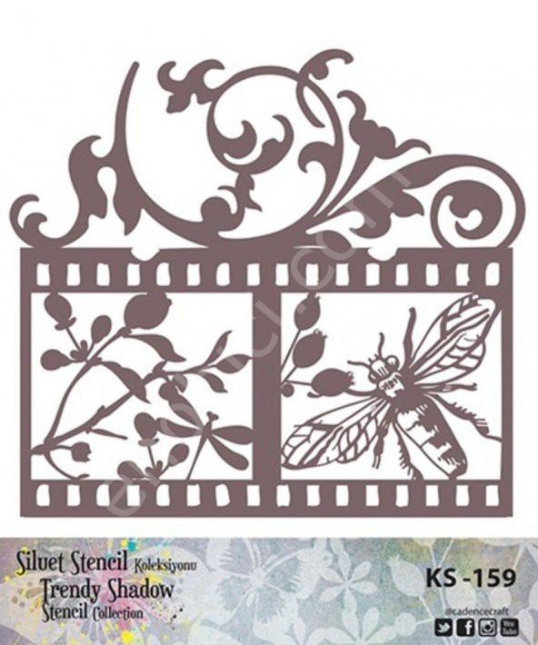 Cadence KS159 Silüet Stencil - Resim 2
