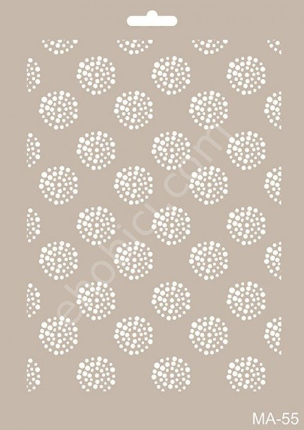 Cadence MA55 Mix Media Stencil - Resim 2