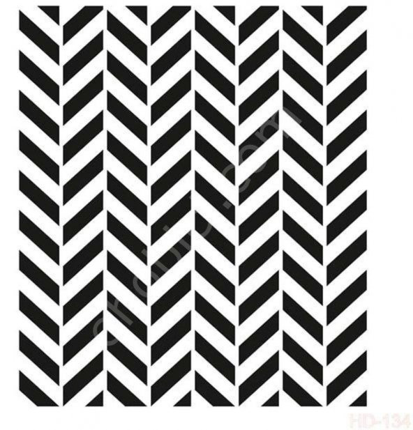 HD134 Cadence Home Dekor Stencil 45x45 ürün görseli 1