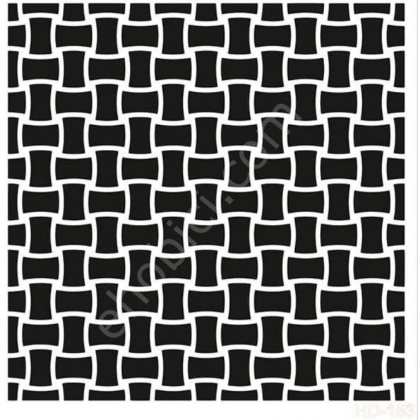 HD153 Cadence Home Dekor Stencil 45x45 ürün görseli 1