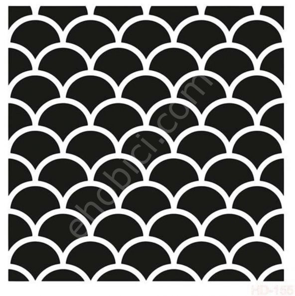 HD155 Cadence Home Dekor Stencil 45x45 ürün görseli 1