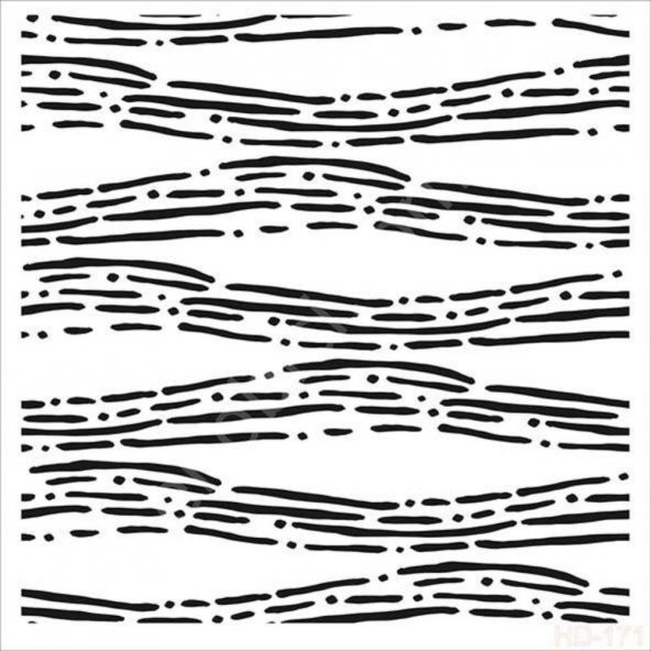 HD171 Cadence Home Dekor Stencil 45x45 ürün görseli 1
