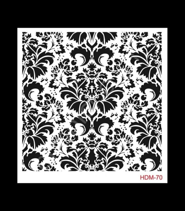 HDM70 Cadence Home Dekor Stencil 25x25 ürün görseli 1