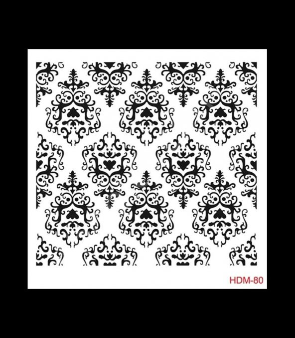 HDM80 Cadence Home Dekor Stencil 25x25 ürün görseli 1