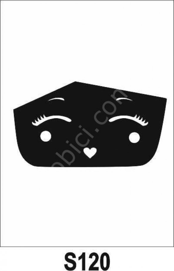 Diğer Karışık Desenler Stencil Şablon (21x30) S-120 ürün görseli 1