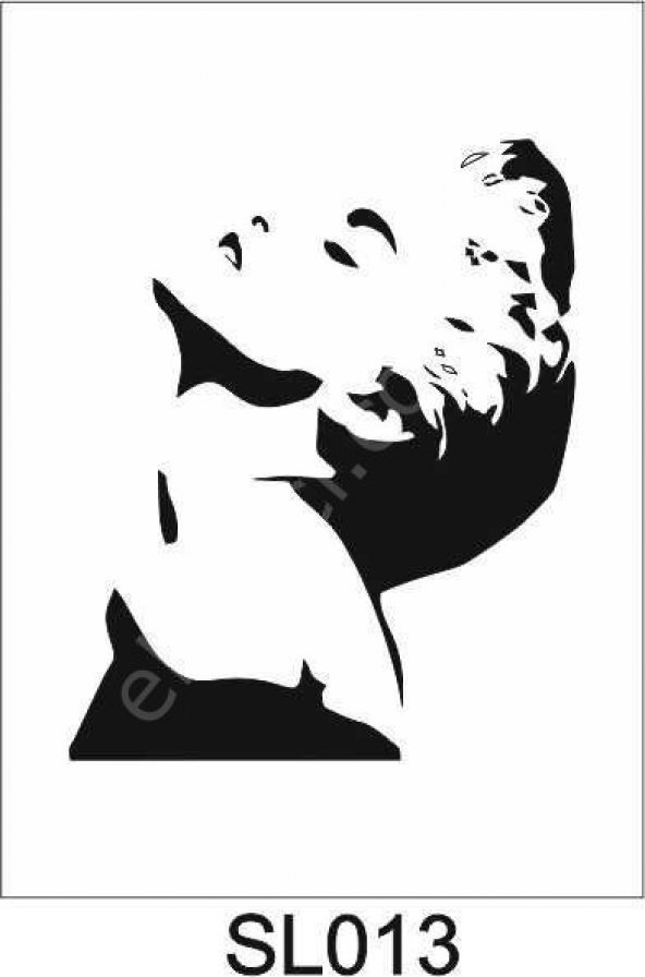 Siluet Desenler Stencil Şablon (21x30) SL-013 ürün görseli 1