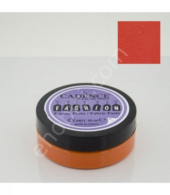 FP-03 Turuncu - Cadence Opak Fashion Kumaş Rölyef Pasta - Fabric Paste ürün görseli 1