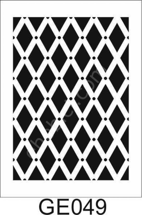Geometrik Desenler Stencil Şablon (21x30) GE-049 ürün görseli 1