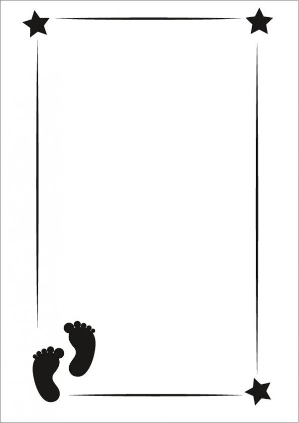 Cadence Çocuk Desen Stencil Şablon 21x30 KCS-010 ürün görseli 1