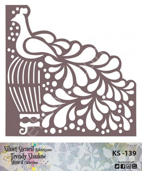 Cadence KS139 Silüet Stencil - Resim 2
