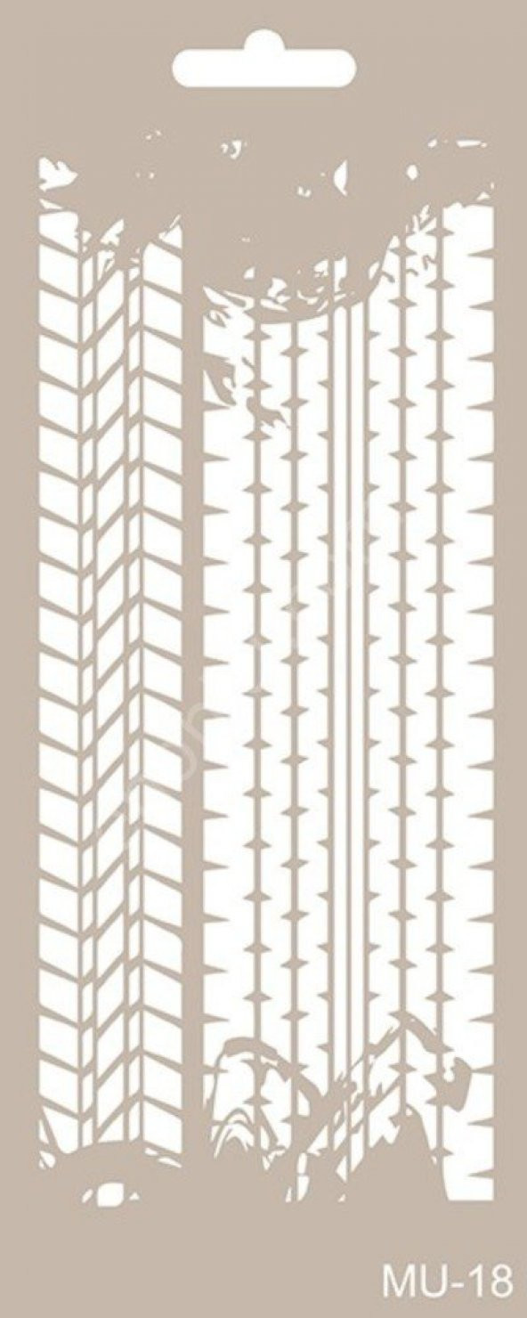 Cadence MU18 Mix Media Stencil - Resim 2