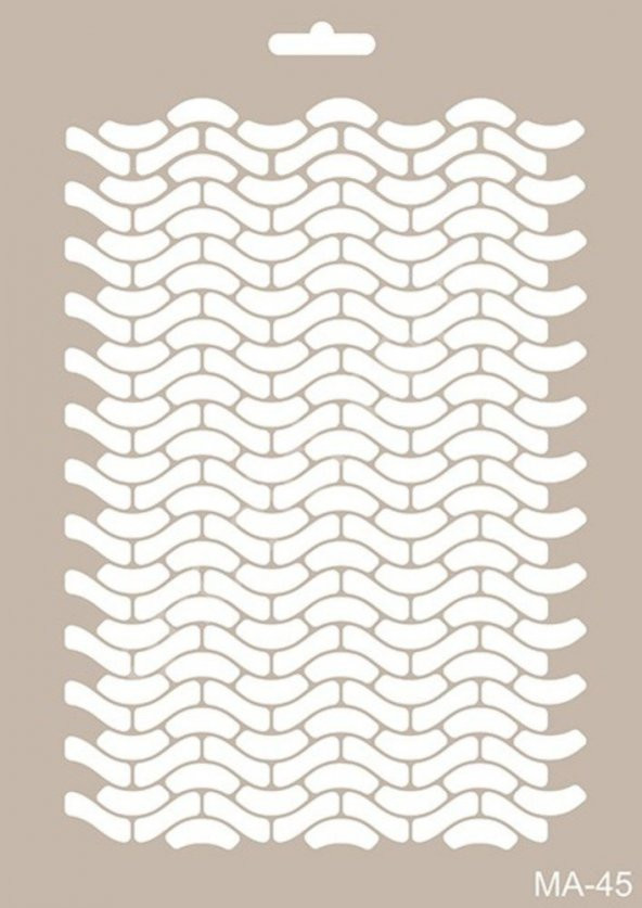 Cadence MA45 Mix Media Stencil - Resim 2