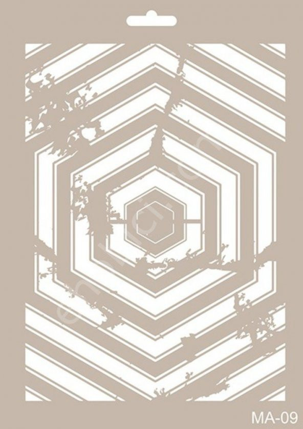 Cadence MA09 Mix Media Stencil ürün görseli 1