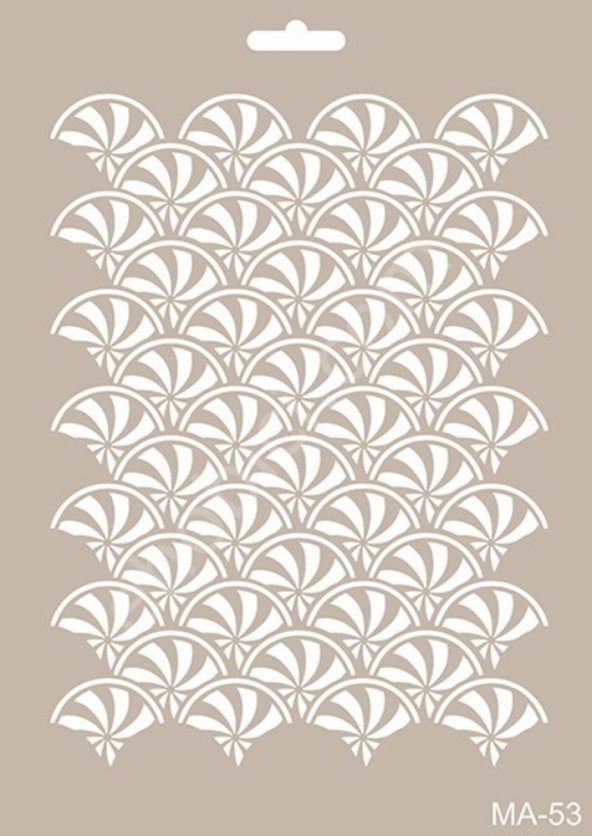 Cadence MA53 Mix Media Stencil - Resim 2