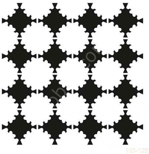 HD128 Cadence Home Dekor Stencil 45x45 ürün görseli 1