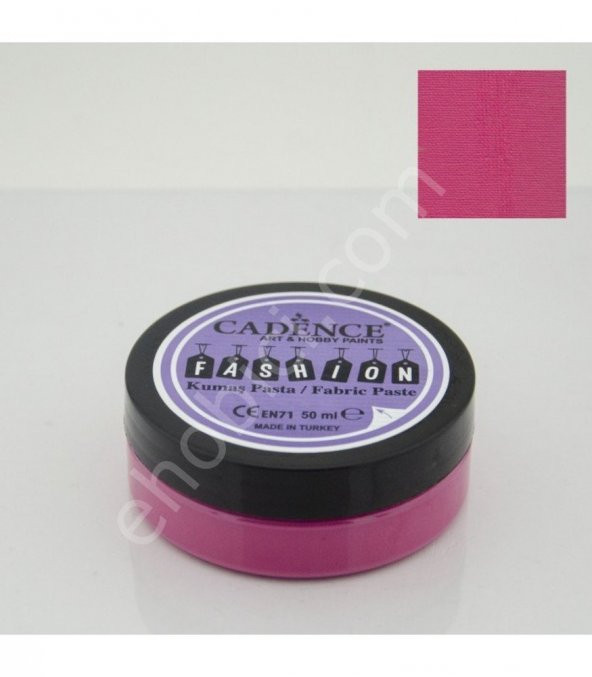FP-05 Fuşya - Cadence Opak Fashion Kumaş Rölyef Pasta - Fabric Paste ürün görseli 1