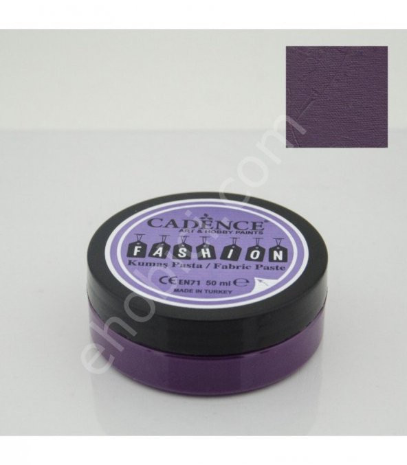 FP-06 Patlıcan - Cadence Opak Fashion Kumaş Rölyef Pasta - Fabric Paste ürün görseli 1