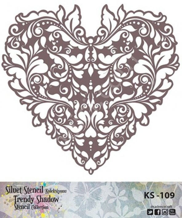 Cadence KS109 Silüet Stencil - Resim 2