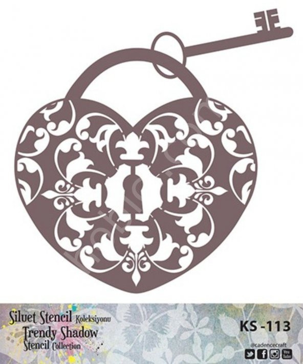 Cadence KS113 Silüet Stencil ürün görseli 1