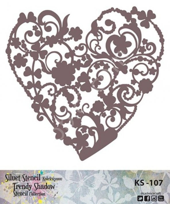 Cadence KS107 Silüet Stencil - Resim 2