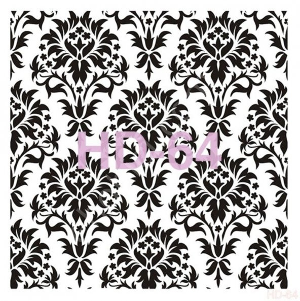 HD64 Cadence Home Dekor Stencil 45x45 - Resim 2